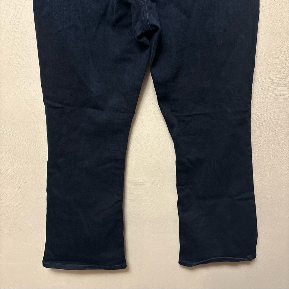 Frame Le Crop Mini Boot High Rise Jeans Marcella Dark Wash Size 33 - Picture 10 of 13